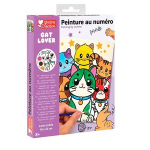 SET PINTAR POR NÚMEROS GATOS (GRAINE CREATIVE)