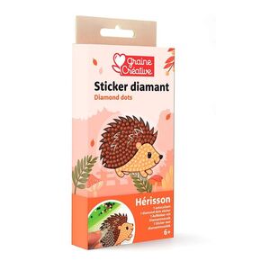 SET MOSAICO CON DIAMANTES ADHESIVOS ERIZO (GRAINE CREATIVE)