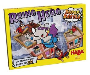 JUEGO RHINO HERO-SUPER BATTLE HABA REF: 303205