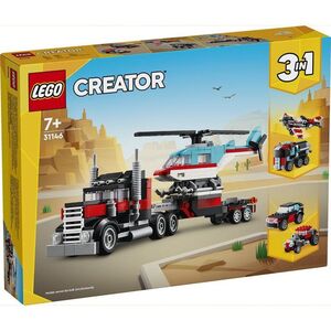 LEGO CREATOR CAMIÓN PLATAFORMA CON HELICOPTERO