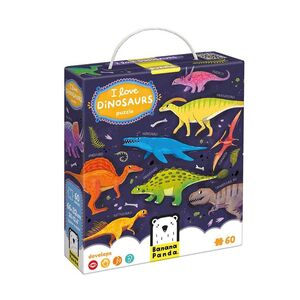 PUZZLE I LOVE DINOSAURS 60 PIEZAS REF: XBP-49263