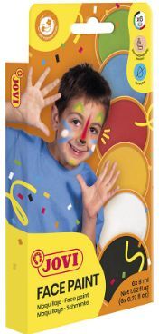 MAQUILLAJE EN CREMA SET 6 COLORES BOTE 8ML JOVI REF. YJO-171