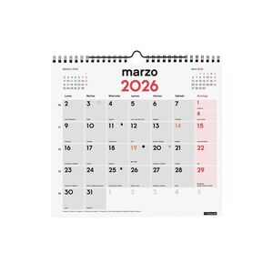 CALENDARIO 2026 PARED ESCRIBIR M FINOCAM 25,5CM X 26,5CM