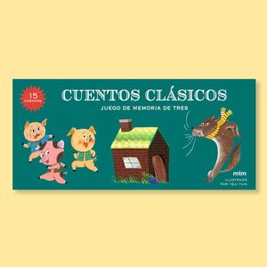 CUENTOS CLÁSICOS JUEGO DE MEMORIA DE TRES