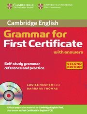 GRAMMAR FOR FIRST CERTIFICATE WITH ANSWERS + CD