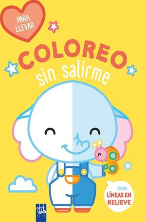 COLOREO SIN SALIRME - PARA LLEVAR. ELEFANTE