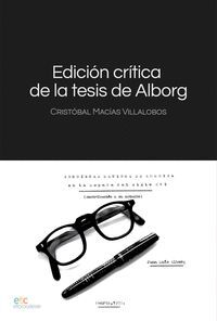 EDICIÓN CRÍTICA DE LA TESIS DE ALBORG