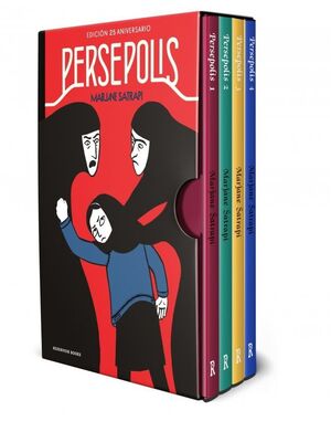 PERSÉPOLIS (ESTUCHE EN 4 TOMOS. EDICIÓN 25 ANIVERSARIO)