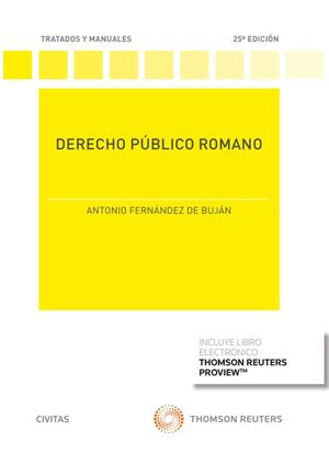 DERECHO PÚBLICO ROMANO (PAPEL + E-BOOK)