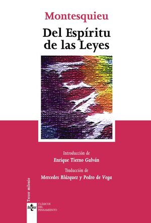 DEL ESPÍRITU DE LAS LEYES (6ª ED.)