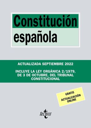 CONSTITUCIÓN ESPAÑOLA (SEPTIEMBRE 2022)