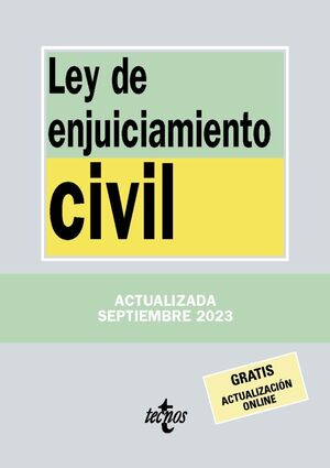 LEY DE ENJUICIAMIENTO CIVIL (SEPTIEMBRE 2023)