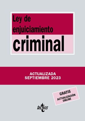 LEY DE ENJUICIAMIENTO CRIMINAL (SEPTIEMBRE 2023)