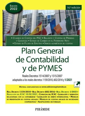 PLAN GENERAL DE CONTABILIDAD Y DE PYMES (SEPTIEMBRE 2022)