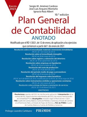 PLAN GENERAL DE CONTABILIDAD ANOTADO 2023