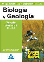 SECUNDARIA. BIOLOGÍA Y GEOLOGÍA. TEMARIO. VOLUMEN II