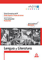 LENGUA Y LITERATURA. ACCESO CICLOS FORMATIVOS GRADO SUPERIOR