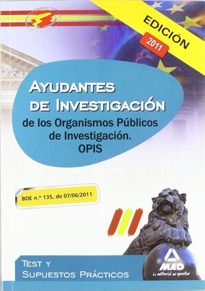 AYUDANTES DE INVESTIGACION ORGANISMOS PUBLICOS OPIS