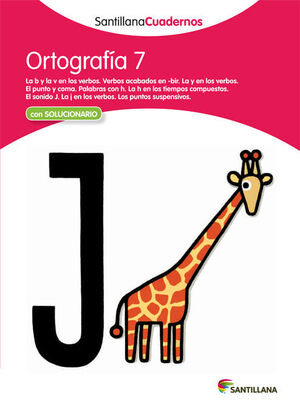 CUADERNO ORTOGRAFÍA Nº7