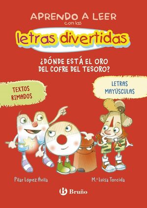 APRENDO A LEER CON LAS LETRAS DIVERTIDAS. Nº1: ¿DÓNDE ESTÁ EL ORO DEL COFRE DEL TESORO?