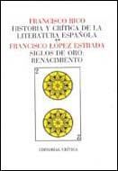 HISTORIA CRITICA LITERATURA ESPAÑOLA 2. RENACIMIENTO