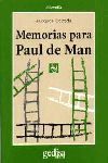 MEMORIAS PARA PAUL MAN