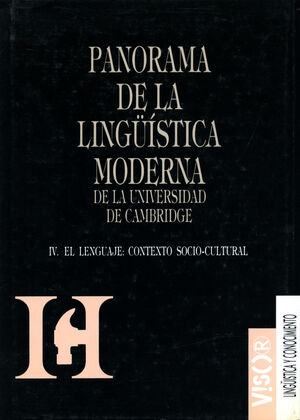PANORAMA DE LA LINGUISTICA MODERNA IV