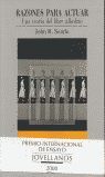 RAZONES PARA ACTUAR. UNA TEORIA DEL LIBRE ALBEDRIO