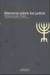 MEMORIA SOBRE LOS JUDIOS