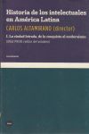 HISTORIA DE LOS INTELECTUALES EN AMÉRICA LATINA