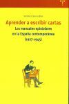 APRENDER A ESCRIBIR CARTAS