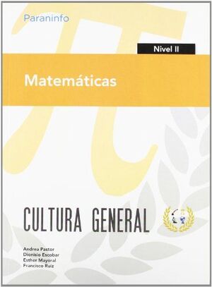 MATEMATICAS NIVEL II. CULTURA GENERAL