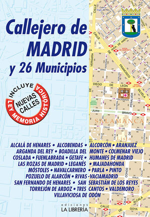 CALLEJERO DE MADRID Y 26 MUNICIPIOS