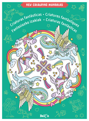 NEW COLOURING MANDALAS-CRIATURAS FANTÁSTICAS