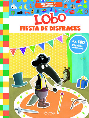 MIS PRIMERAS PEGATINAS - LOBO - FIESTA DE DISFRACES